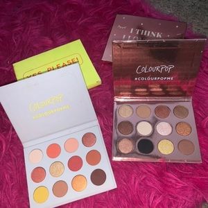 Colourpop eyeshadow palettes